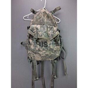 US Military Assault Pack MOLLE II ACU Digital Camo Backpack Tactical Hiking Grey